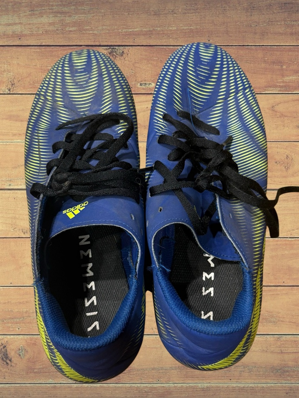 Adidas Nemeziz Soccer Cleats Blue Yellow Mens size US 7 UK 6.5 SGC 753002